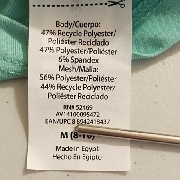 2 Avia Pink and Green Fitted Short Sleeve Work out Athleisure Tee Shirts - Picture 9 of 16